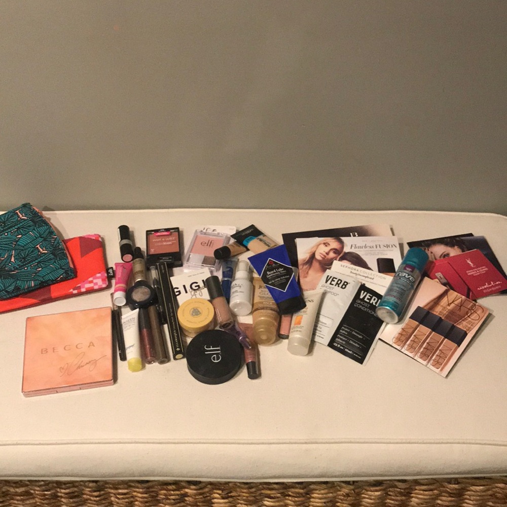 Lot of makeup-  urban decay, Becca, ulta, Sephora